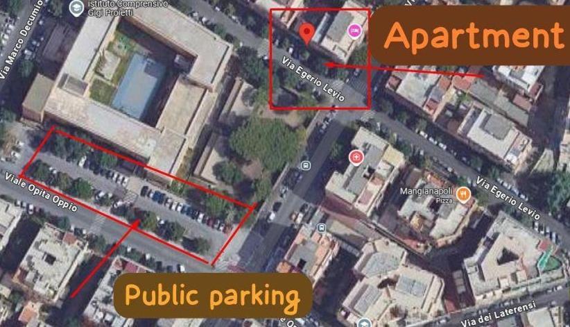 Appartamento Con Corte Esclusiva I Metro A Roma Dış mekan fotoğraf